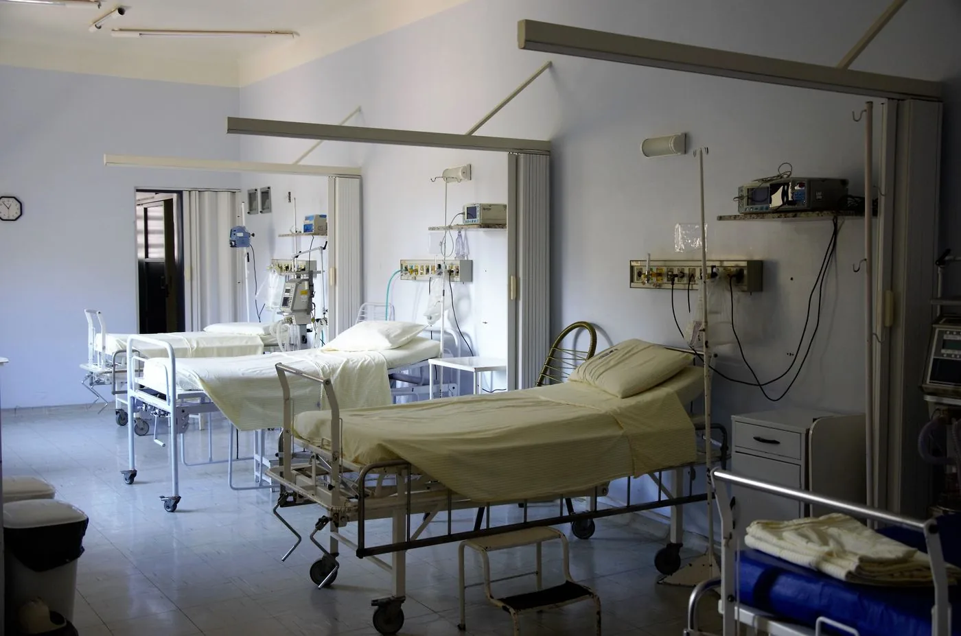 Healthcare facility lobby requiring occupied-clinic cleaning